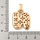 Brass Micro Pave Clear Cubic Zirconia Pendants(KK-B099-01G-N)-3