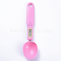 Electronic Digital Spoon Scales, 500g/0.1g Accurate Weighing Teaspoon Scale, with LCD Display, with Electronic, Pink, 233x57.5x20.5mm(TOOL-G015-06D)