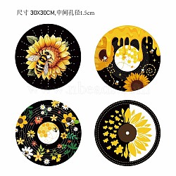 4Pcs Foam Discs, Home Display Decorations, Bees, 295mm, Hole: 15mm(DJEW-WH0051-008)