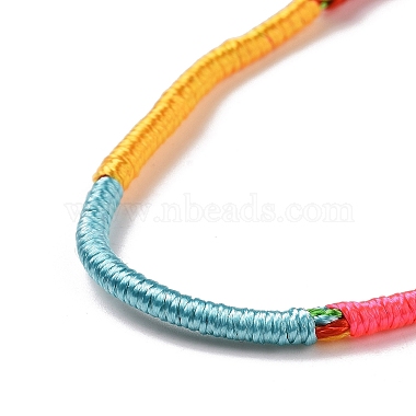 Polyester Braided String Cord Bracelet(BJEW-I306-01B)-2