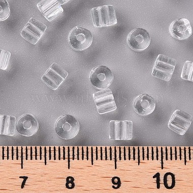 Perles de clairon rondes en verre de couleurs transparentes(SEED-S045-001A-C03)-4