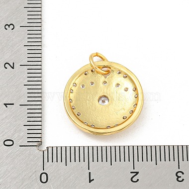 Rack Plating Brass Micro Pave Cubic Zirconia Pendants(KK-P277-26G-03)-3