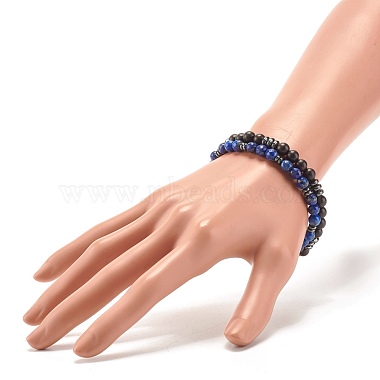 Beads Stretch Bracelets Set(BJEW-JB07342)-5
