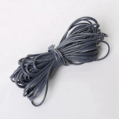 1mm Gray Waxed Polyester Cord Thread & Cord