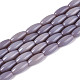 perles verre opaque brins(GLAA-T028-15P-01)-1