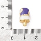 Messing Emaille europ&auml;ischen Perlen(KK-Q098-26G-A)-3
