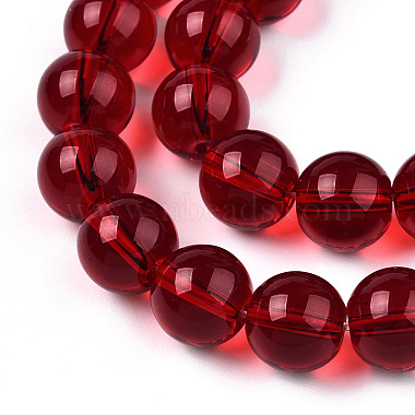 perles en verre transparentes brins(GLAA-T032-T10mm-20)-3