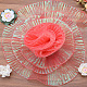 Polyester Gradient Pleated Lotus Leaf Lace Fabric(DIY-WH0502-24B)-4