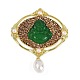 pendentifs en strass en laiton(KK-P282-01G)-1