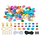 DIY Keychain Bracelet Making Kit(DIY-TA0004-19)-2