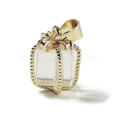 Golden Box Citrine Charms