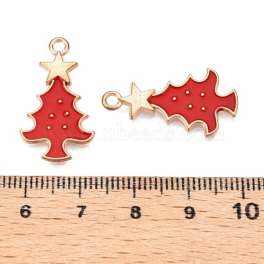 Christmas Theme Alloy Enamel Pendants(ENAM-T020-33A)-3