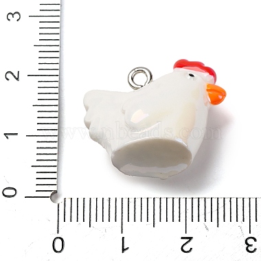 Animal Theme Resin Pendants(RESI-S010-04H)-3