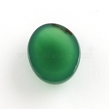 Cabuchones de piedras preciosas naturales ágata verde(G-R270-20)-3