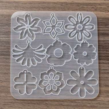 Flower DIY Pendant Silicone Molds(DIY-G100-01B)-2