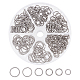 240Pcs 6 Style 304 Stainless Steel Twist Open Jump Rings(STAS-UN0023-84)-1