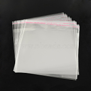 OPP Cellophane Bags, Square, Clear, 18x17.5cm, Unilateral Thickness: 0.035mm, Inner Measure: 14.5x17.5cm.(OPC-R012-20)