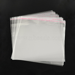 OPP Cellophane Bags, Square, Clear, 18x17.5cm, Unilateral Thickness: 0.035mm, Inner Measure: 14.5x17.5cm.(OPC-R012-20)