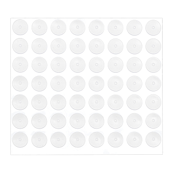 200Pcs Large Silicone Mats for Epoxy Resin Jewelry Crafts, Food Grade Silicone Placemat, Waterproof Nonstick Heat-Resistant Mat, Flat Round, White, 68x62x1mm, 200pcs