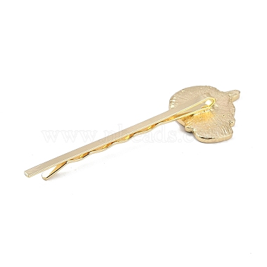 Christmas Theme Alloy Enamel Hair Bobby Pin(AJEW-A056-04C)-3