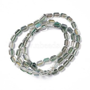 Electroplate Glass Beads Strands(EGLA-L042-HR02)-2