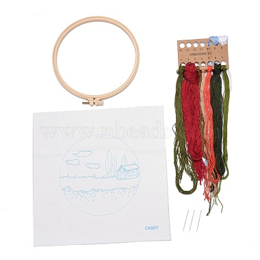 DIY Scenery Embroidery Kit(DIY-O021-11A)-2