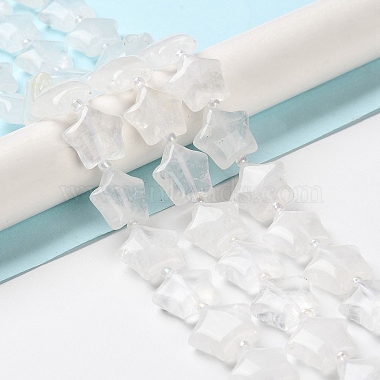 Natural Quartz Crystal Beads Strands(G-NH0005-027)-2