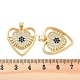 Brass Pave Cubic Zirconia Pendants(KK-U009-04B-G)-3