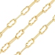 Brass Wavy Cable Chains(CHC-B026-01G)-1