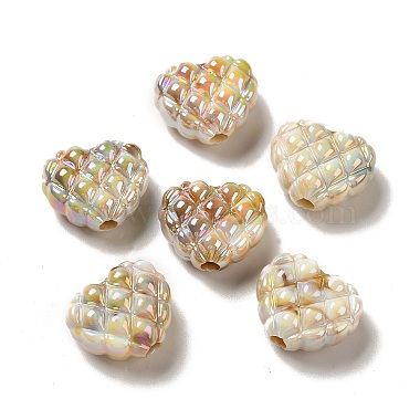 Peru Heart Acrylic Beads