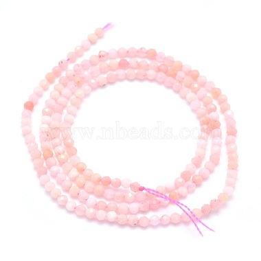 Natürliche rosa Opalkorne Stränge(G-O166-20-2mm)-2