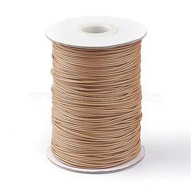 1mm BurlyWood Waxed Polyester Cord Thread & Cord