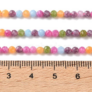 naturelles jade blanc brins de perles(GG-CBAE031-A04-3mm-02)-5