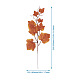 Crafans 30Pcs 6 Colors Artificial Plastic Maple Leaf(AJEW-CF0001-03)-3