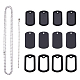 Супернаходки DIY штамповка пустой кулон брелок ожерелье набор для изготовления ожерелья(DIY-FH0005-15)-1