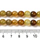 brins de perles d'agate de veines de dragon naturelles teintes et chauffées(G-P539-A01-26)-5