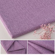 Polyester Imitation Linen Fabric, Sofa Cover, Garment Accessories, Rectangle, Violet, 29~30x19~20x0.09cm(DIY-WH0199-16H)
