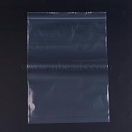 Plastic Zip Lock Bags, Resealable Packaging Bags, Top Seal, Self Seal Bag, Rectangle, White, 33x23cm, Unilateral Thickness: 3.1 Mil(0.08mm), 100pcs/bag(OPP-G001-I-23x33cm)