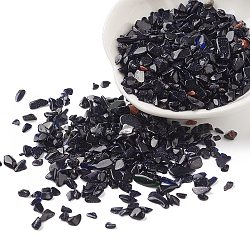Synthetic Blue Goldstone  Beads, No Hole, 2mm(G-O103-25)