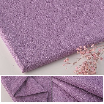 Polyester Imitation Linen Fabric, Sofa Cover, Garment Accessories, Rectangle, Violet, 29~30x19~20x0.09cm