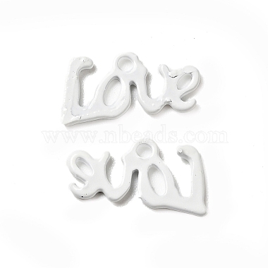 White Word 201 Stainless Steel Charms