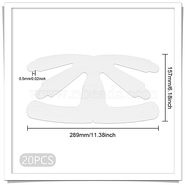 Hutformer-Einsatz aus Papier f&uuml;r Baseballkappen(FIND-WH0172-60C)-2