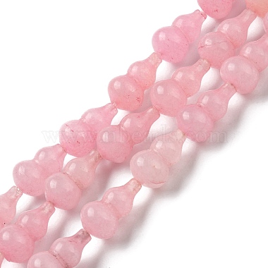 Pink Other Plants White Jade Beads