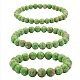 Ensemble de bracelets extensibles en perles rondes en jaspe impérial synthétique de taille 3 pièces 3(BJEW-SW00064-28)-1