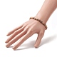 Coconut Beaded Stretch Bracelet for Men Women(BJEW-JB09289)-3
