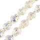 Electroplate Transparent Glass Beads Strands(EGLA-N055-04A-10)-1