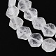 naturelles cristal de quartz brins de perles(G-K359-C01-01)-4
