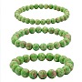 Lime Green Imperial Jasper Bracelets(BJEW-SW00064-28)