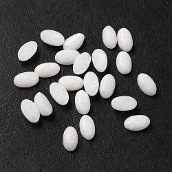 Natural White Jade Cabochons, Oval, 5x3x2mm(G-F772-01A-08)