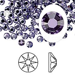 Austrian Crystal Rhinestone Cabochons, Crystal Passions, Foil Back, Xirius Rose, 2088, 539_Tanzanite, 7.069~7.272mm(2088-SS34-539(F))